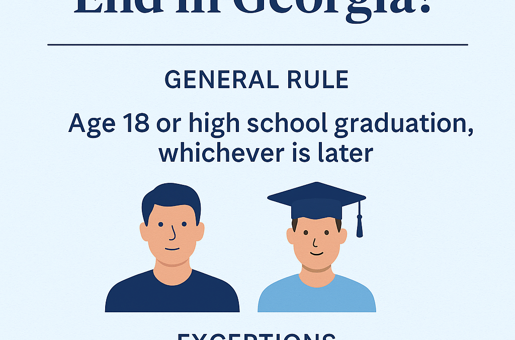 When Does Child Support End in Georgia?