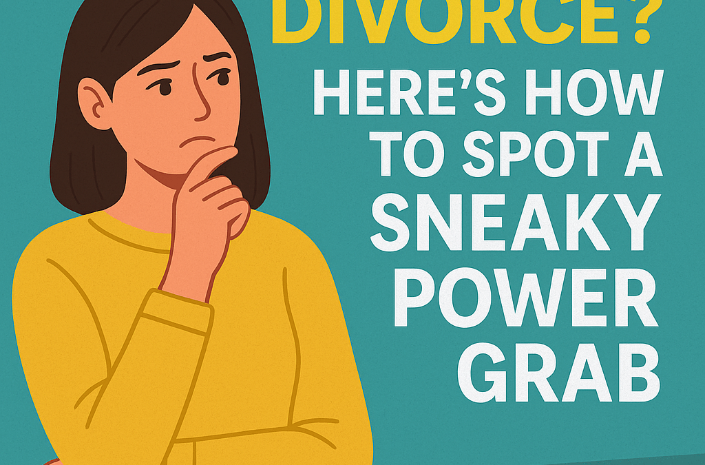 When divorce feels too easy, it might be a setup. Discover the red flags of "friendly" divorces and why having legal support matters—even when no one's yelling.