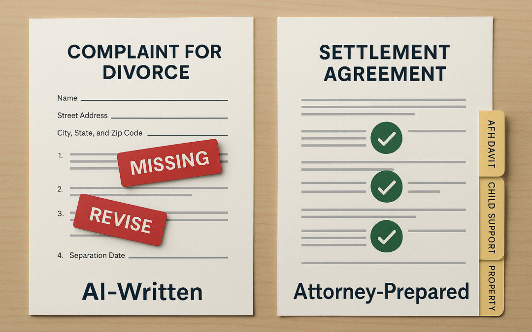 AI Wrote Your Divorce? 7 Places Bots Miss the Fine Print